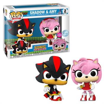 POP: Sonic The Hedgehog: Shadow And Amy (Flocked)