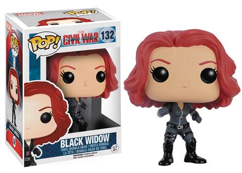 Pop! Marvel: Civil War - Black Widow