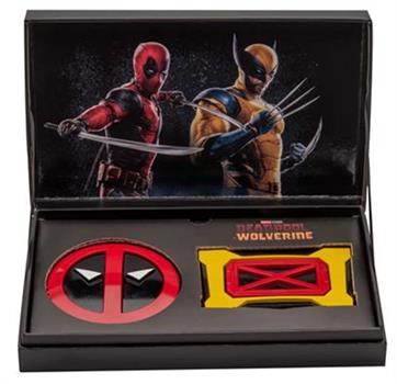 Deadpool & Wolverine Belt Icons Pin Set Replica