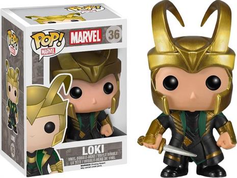 POP: Marvel: Loki w/Helmet 36