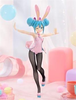 Hatsune Miku BiCute Bunnies Wink Pearl Pink Statue